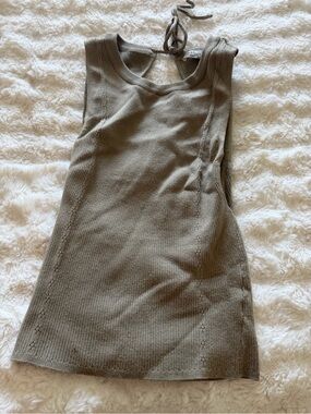 Free People Backless Knitted Tank